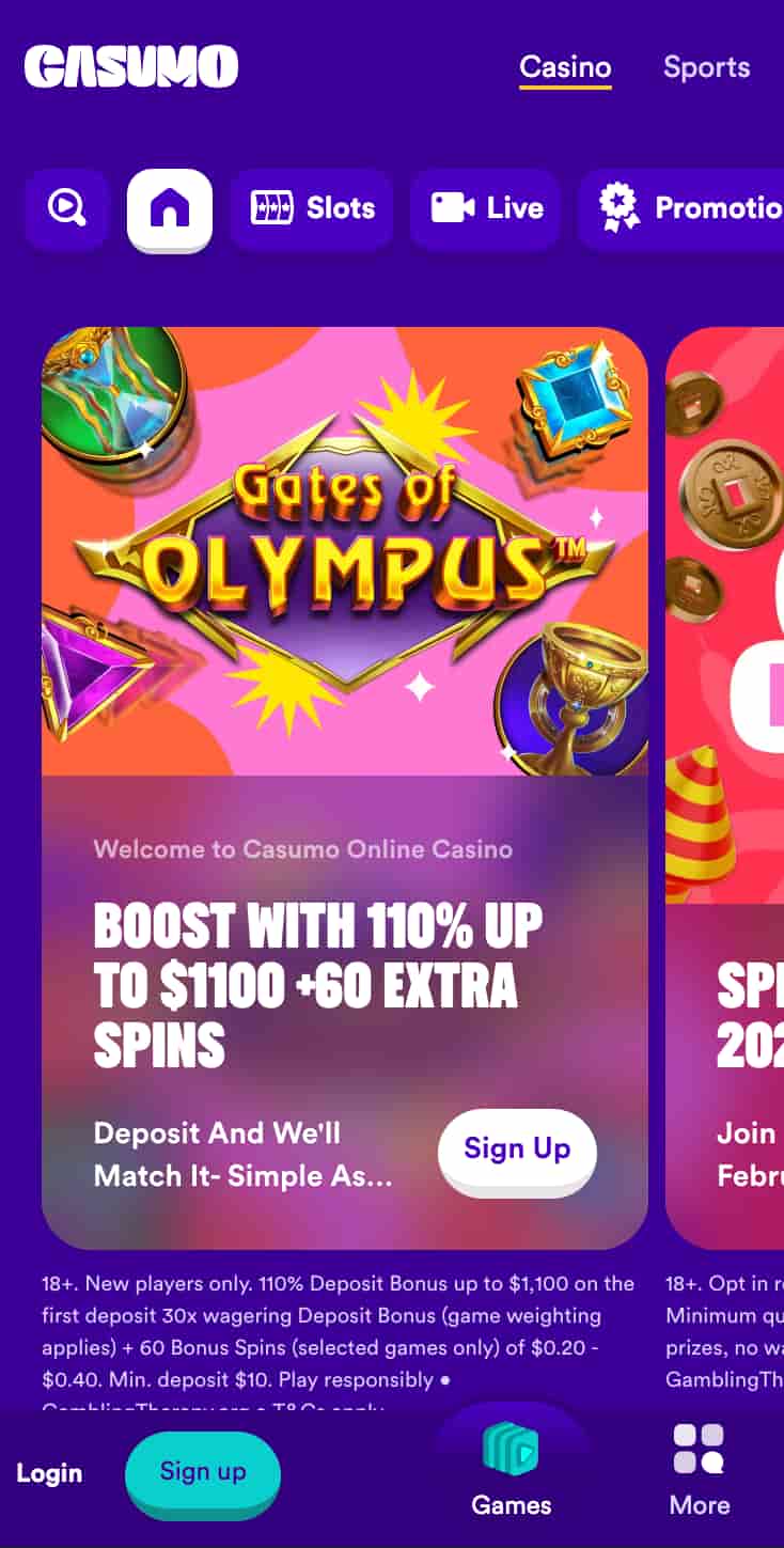 Casumo bonus