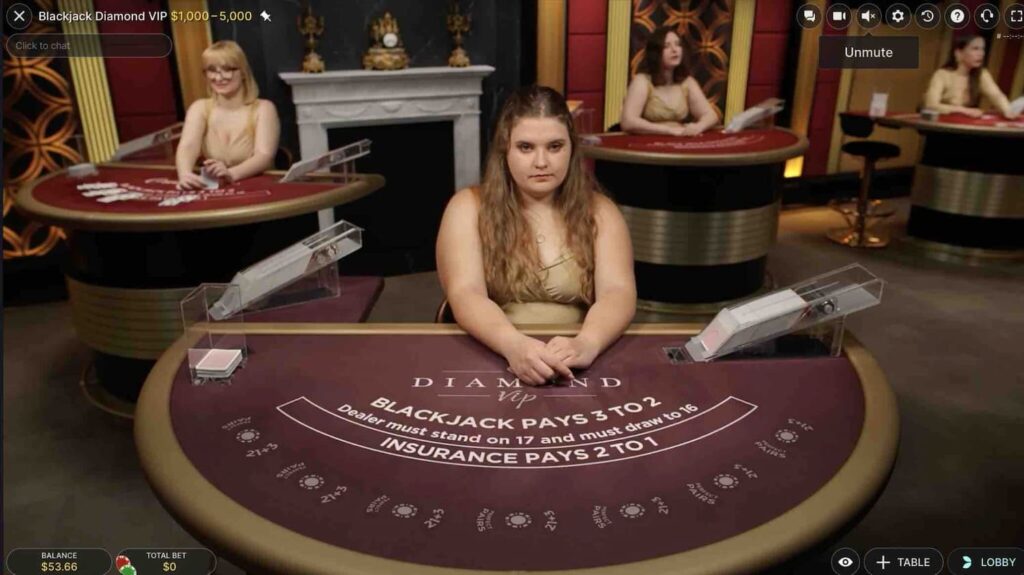 Blackjack Diamond VIP