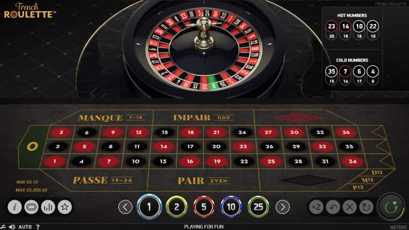 French roulette live